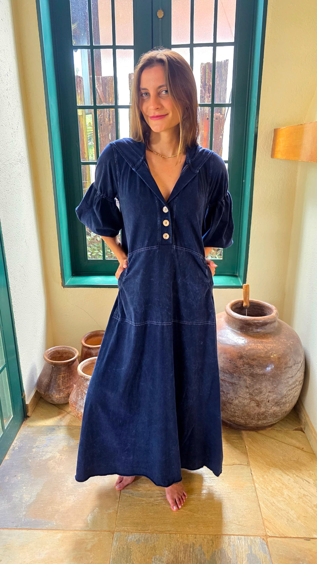 Vestido Denim Capadócia